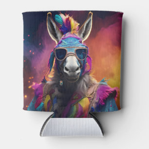 Rafraîchisseur Pour Canette Lunettes bleues Funky Donkey