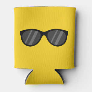 Rafraîchisseur Pour Canette Lunettes de soleil de dessin cool