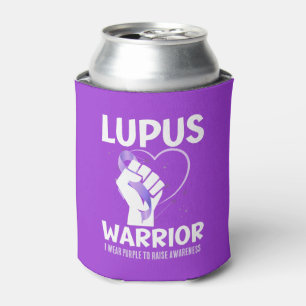 Rafraîchisseur Pour Canette LUPUS WARRIOR Purple Ribbon Sensibilisation