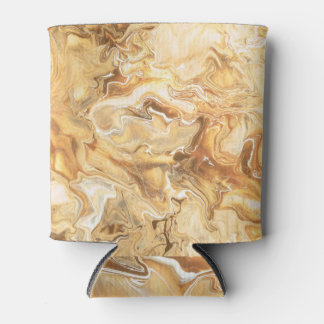 Rafraîchisseur Pour Canette Luxueux Aquarelle Brown-Or