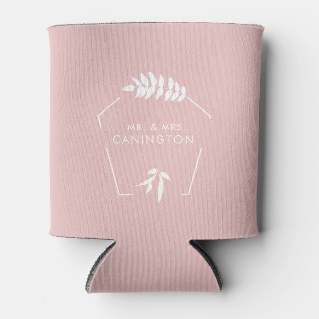 Rafraîchisseur Pour Canette M. le Mariage Blush & Mme Can Cooler (Devant)