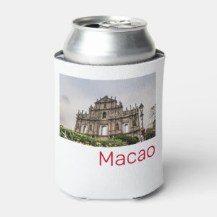 Rafraîchisseur Pour Canette Macao Ruin de l'Eglise St Paul's Souvenir de Chine
