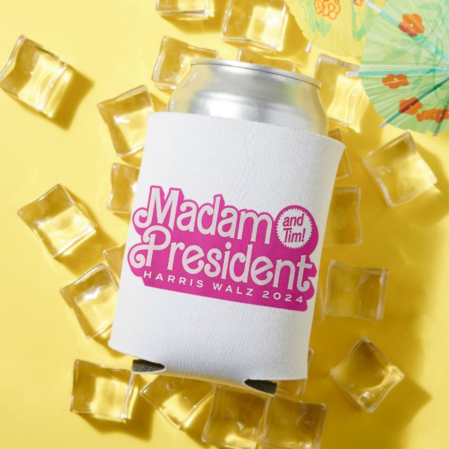 Rafraîchisseur Pour Canette Madame la Présidente | Harris Walz (Été in situ)
