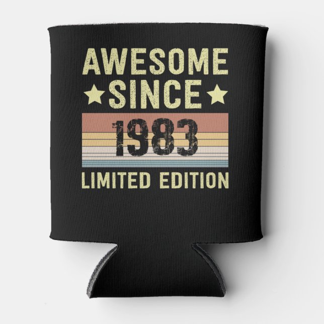 Rafraîchisseur Pour Canette Magnifique Depuis 1983 Anniversaire (Devant)