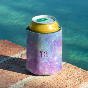 Rafraîchisseur Pour Canette Magnifique Fond Iridescent Coloré Pailleté
