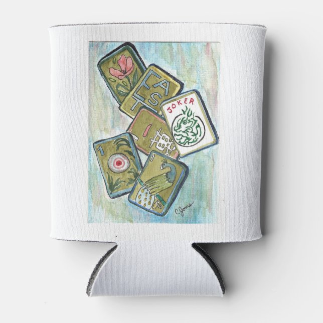 Rafraîchisseur Pour Canette Mahjong Tiles (Devant)