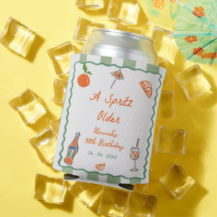 Rafraîchisseur Pour Canette Main Tirée Un Spritz Anniversaire Fête