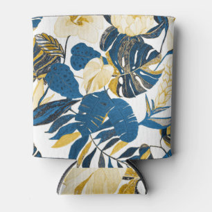 Rafraîchisseur Pour Canette Main Tropicale tirée : Motif créatif sans couture