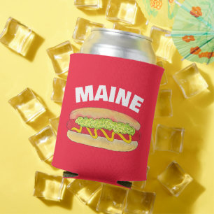 Rafraîchisseur Pour Canette Maine Red Snapper Hotdog Portland ME Food Cookout