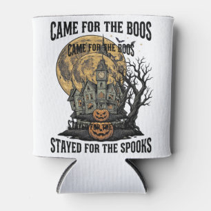 Rafraîchisseur Pour Canette Maison Hantée Halloween Gravure Vintage T-shirt Ép