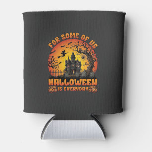 Rafraîchisseur Pour Canette Maison Hantée Tous Les Jours Halloween Sorcière Lu