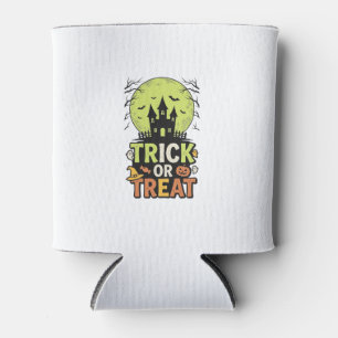 Rafraîchisseur Pour Canette Maison hantée vintage Trick or Treat Halloween Des
