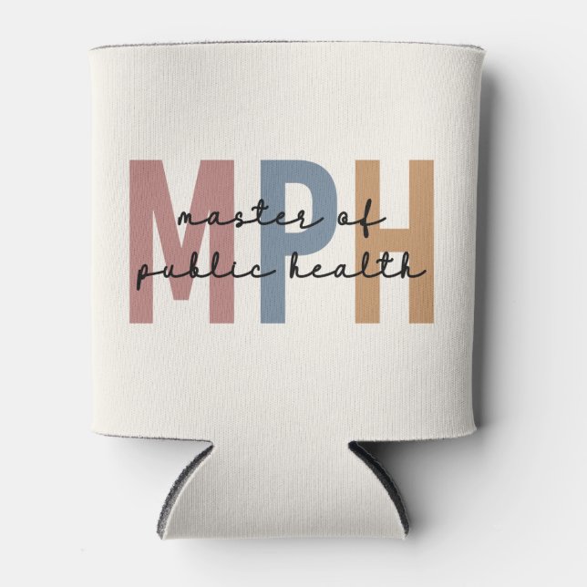 Rafraîchisseur Pour Canette Maîtrise en santé publique du MPH (Devant)