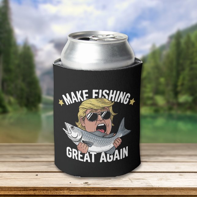 Rafraîchisseur Pour Canette Make Fishing Great Again Trump Funny Fisherman (Créateur téléchargé)