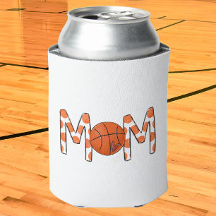 Rafraîchisseur Pour Canette Maman basket Orange pois