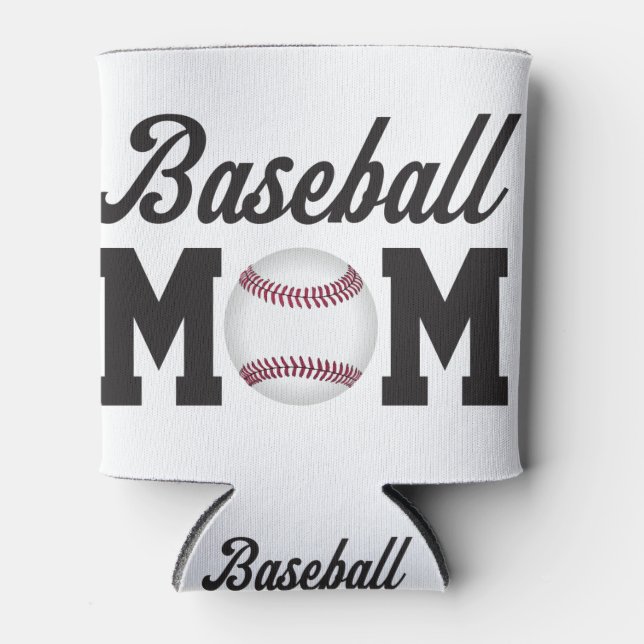 Rafraîchisseur Pour Canette Maman de baseball amusante (Devant)