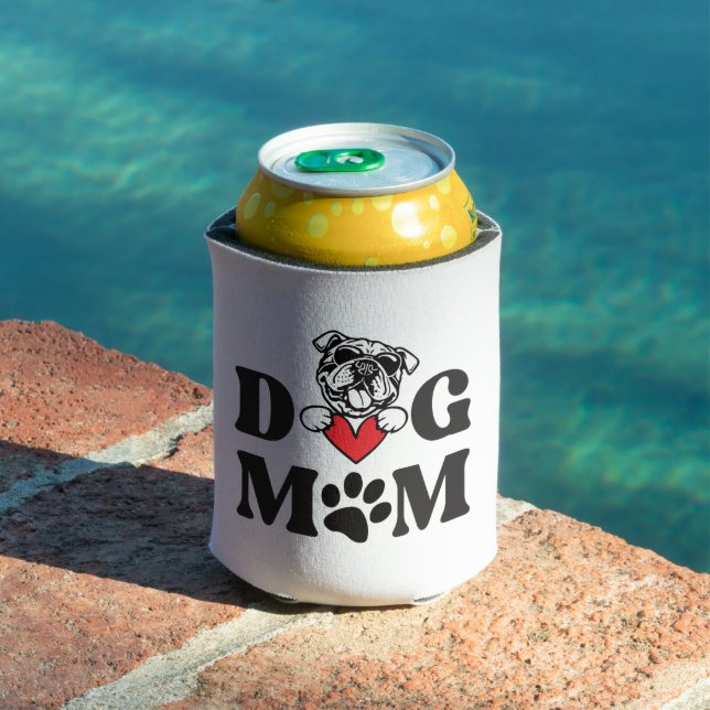 Rafraîchisseur Pour Canette Maman de chien (Piscine in situ)