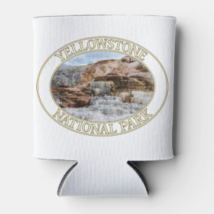 Rafraîchisseur Pour Canette Mammoth Springs au parc national Yellowstone dans