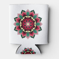 Mandala Motif 02 en rose profond