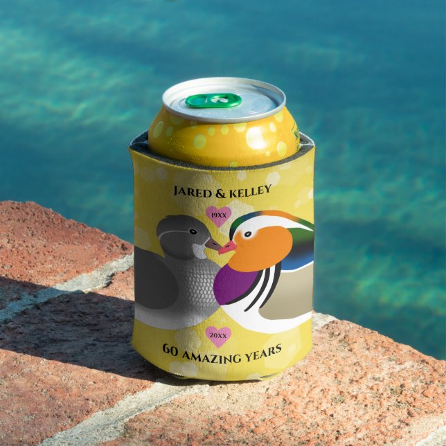 Rafraîchisseur Pour Canette Mandarin Canards Amateurs Toute année Anniversaire (Piscine in situ)