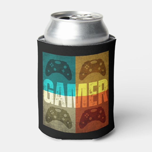 RAFRAÎCHISSEUR  POUR CANETTE MANETTE DE JEU VIDÉO RÉTRO GAMER (Can devant)