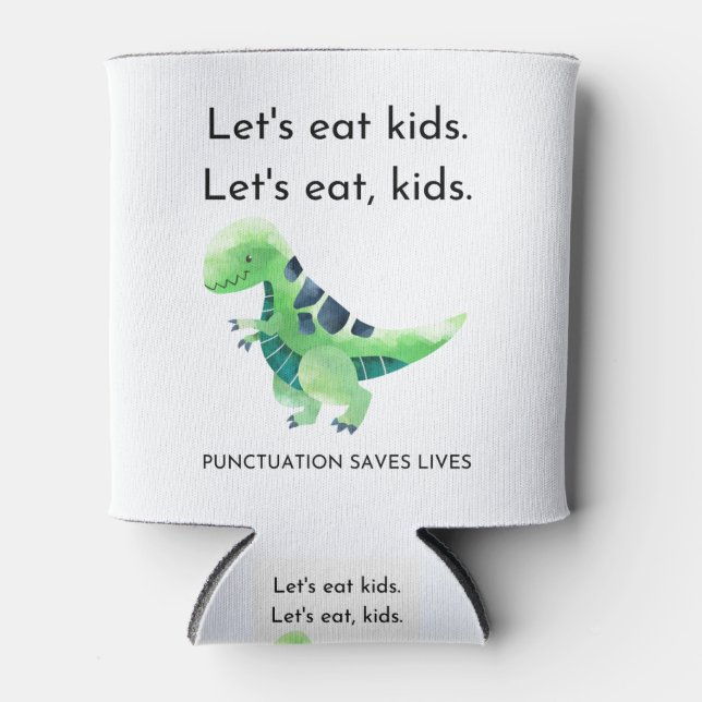 Rafraîchisseur Pour Canette Mangeons les enfants. Mangeons, les enfants. (Devant)