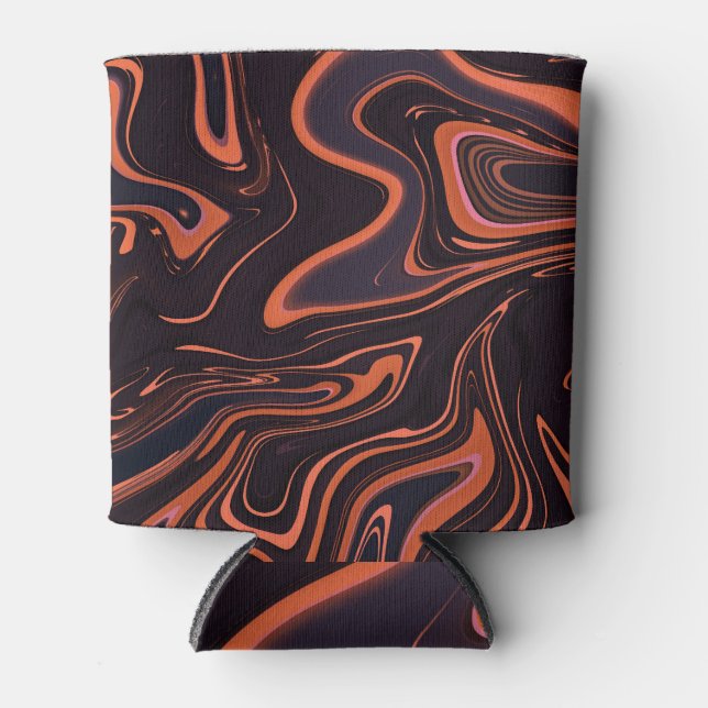 Rafraîchisseur Pour Canette Marbre Abstrait : Arrière - plan de la texture art (Devant)