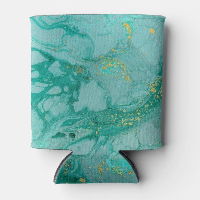 Rafraîchisseur Pour Canette Marbre d'or : Texture artistique (Devant)