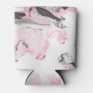 Rafraîchisseur Pour Canette Marbre noir rose : main tirée