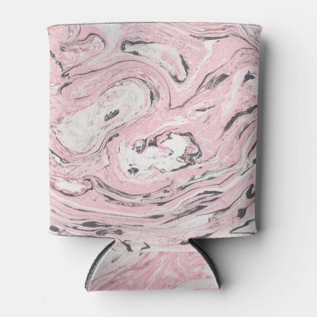 Rafraîchisseur Pour Canette Marbre noir rose : main tirée (Devant)