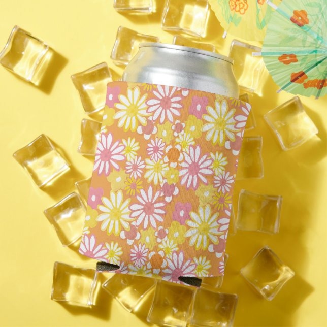 Rafraîchisseur Pour Canette Marguerites d'été Cozy (Été in situ)