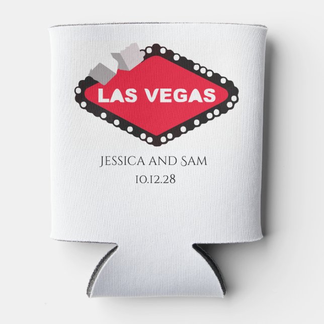 Rafraîchisseur Pour Canette Mariage à Las Vegas (Devant)