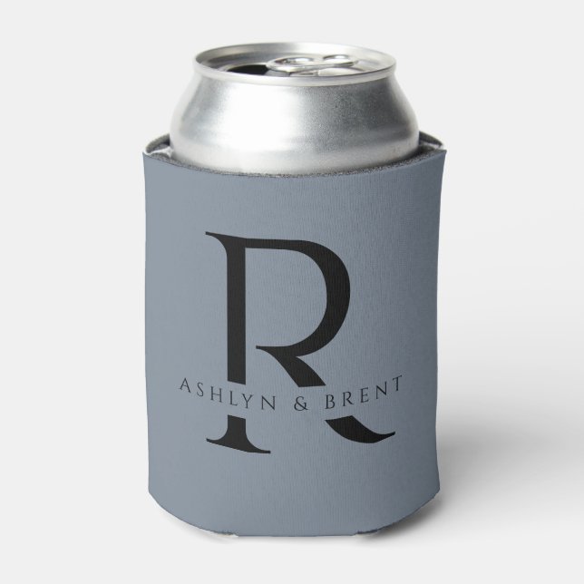 Rafraîchisseur Pour Canette Mariage bleu moderne peut refroidir/Coozie (Can devant)