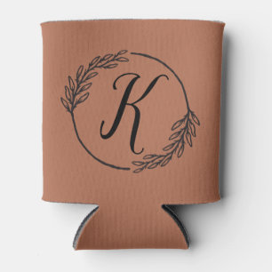 Rafraîchisseur Pour Canette Mariage Can Cooler Monogramme Neutre – Nom personn