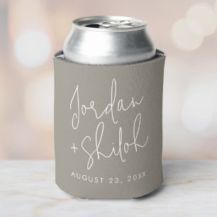 Rafraîchisseur Pour Canette Mariage de calligraphie personnalisé à avoir et à