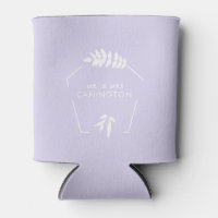 Mariage de lavande M. & Mme Can Cooler