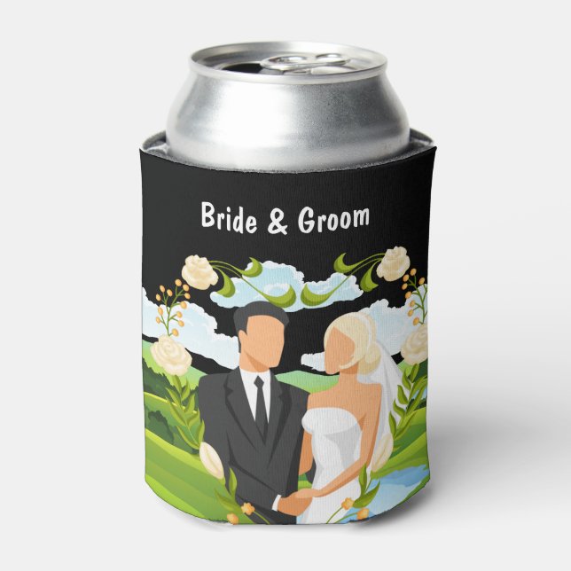 Rafraîchisseur Pour Canette Mariage de mariée et de chambre (Can devant)