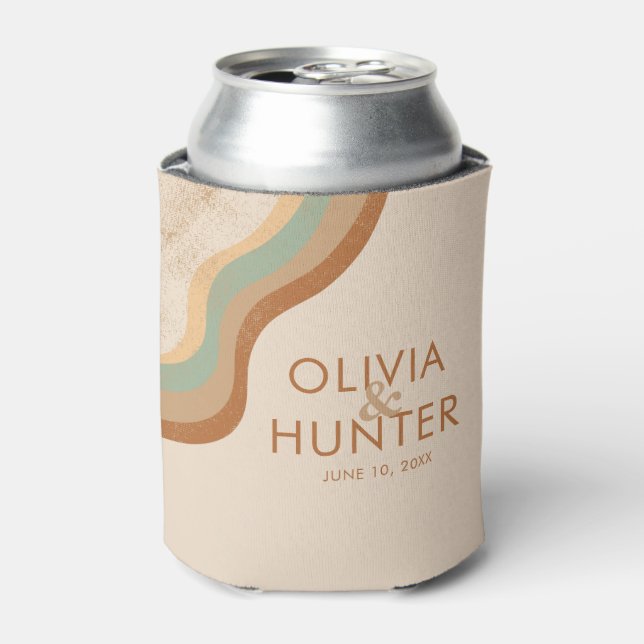 Rafraîchisseur Pour Canette Mariage en terre cuite moderne de Bohême (Can devant)