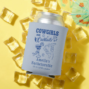 Rafraîchisseur Pour Canette Mariage Occidental de la Cowgirl aux Cocktails Des