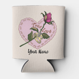 Rafraîchisseur Pour Canette Mariage Rose True Love