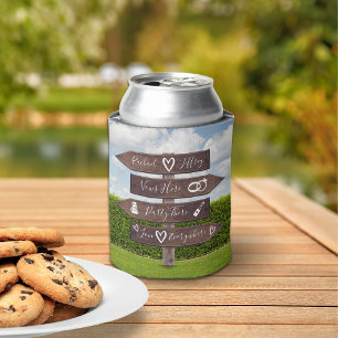 Rafraîchisseur Pour Canette Mariage rustique