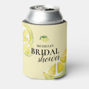 Rafraîchisseur Pour Canette Mariage sur mesure Fête de mariage Jaune Citron