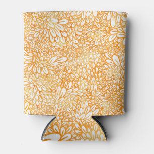 Rafraîchisseur Pour Canette Marigold Floral : Motif orange simple