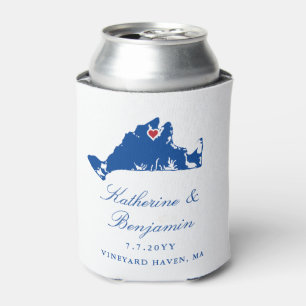 Rafraîchisseur Pour Canette Martha's Vineyard Navy Vineyard Haven Mariage