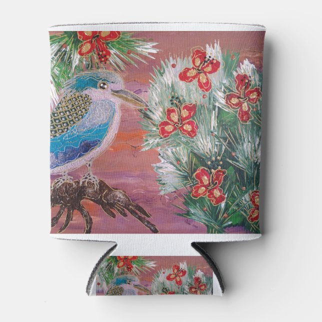 Rafraîchisseur Pour Canette martin pêcheur du Pacifique Sud (Devant)