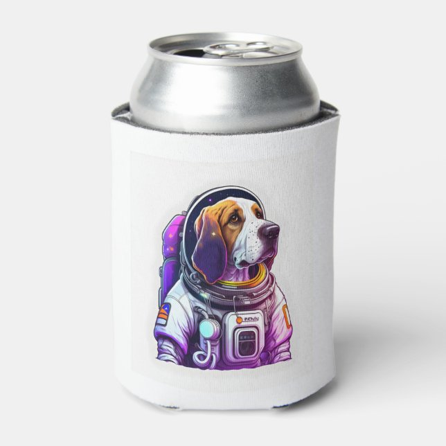 Rafraîchisseur Pour Canette Mascotte de chien Astronout (Can devant)