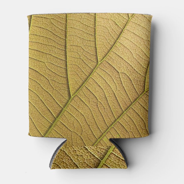 Rafraîchisseur Pour Canette Matin d'or : Conception feuille d'automne (Devant)