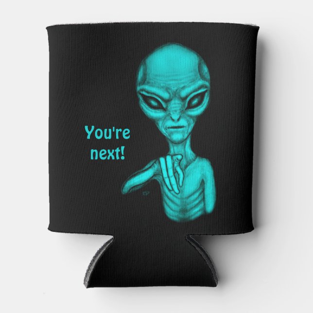 Rafraîchisseur Pour Canette Mauvais Alien, Tu es le prochain ! (Devant)