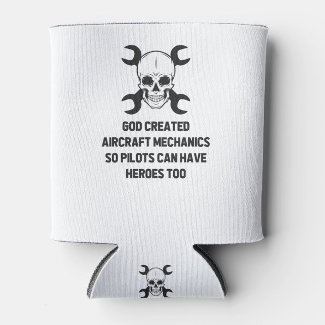 Rafraîchisseur Pour Canette Mécanicien d'aéronef Hero (Devant)