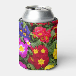 Rafraîchisseur Pour Canette Médaille colorée printanière de Primulas